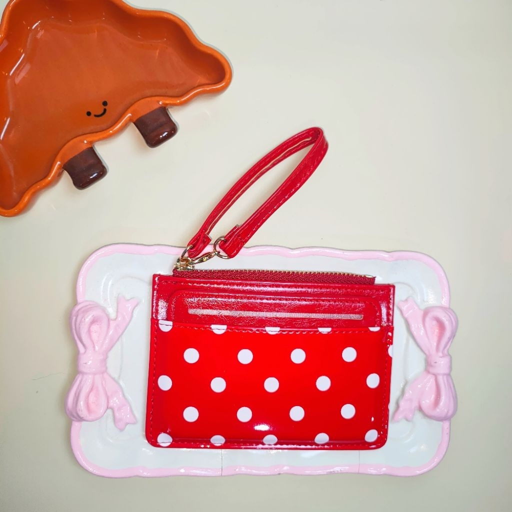 DOMPET PIERRE LOUES SLIMCARD POLKADOT