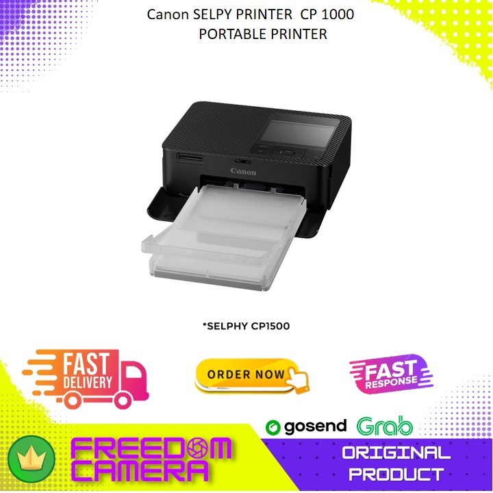 CANON SELPHY CP1000 / CP1500 Compact Photo Printer Canon Selphy CP 1000 / CP 1500 Instant Printer Po