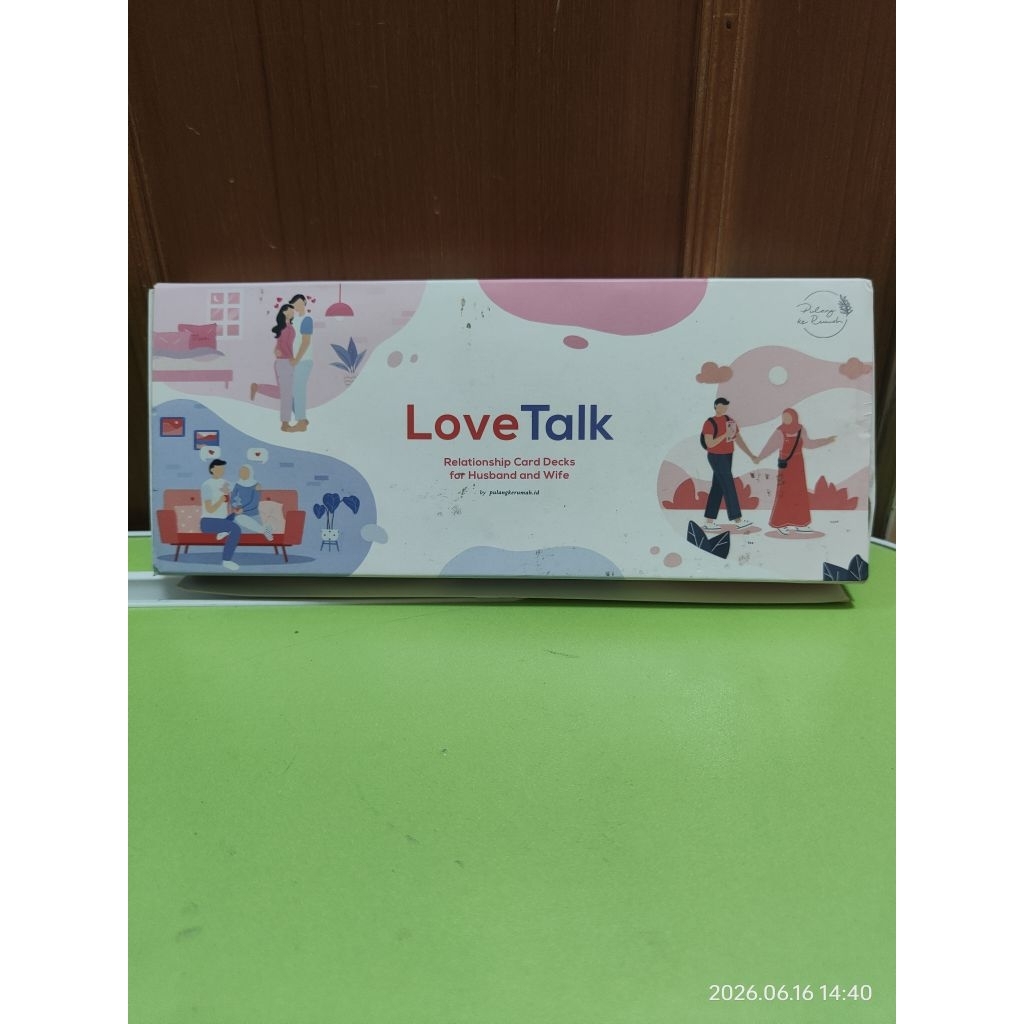 love talk card. like new. belum pernah dipakai. sudah hilang kartu love token husband. mainan kartu 