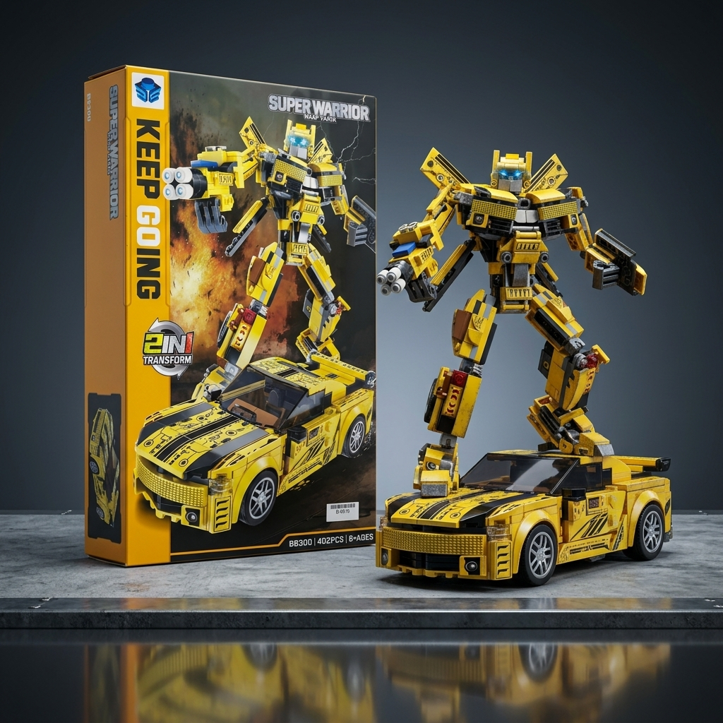[TA] TC Mainan Koleksi Bricks Robot Transformer Optimus & Bumblebee 400++ Pcs