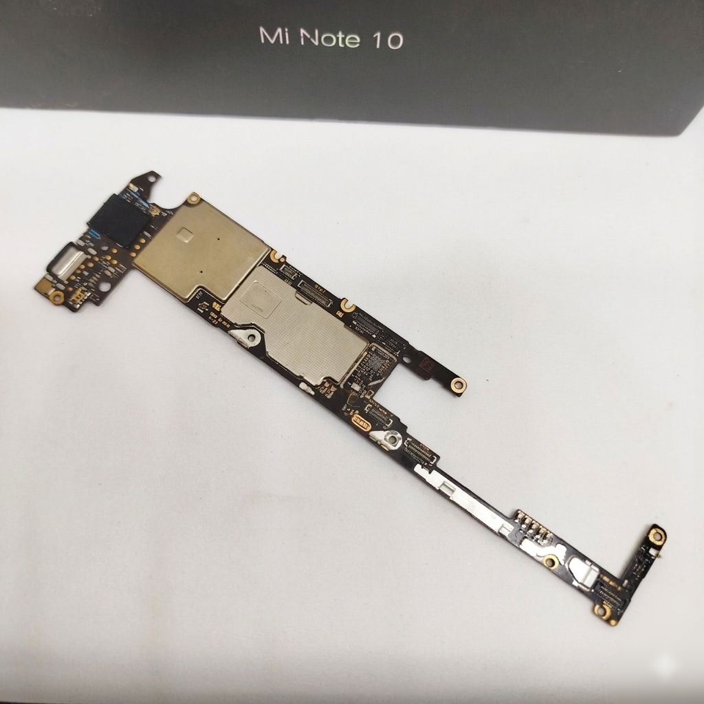 Mesin+Box Mi Note 10 6/128 Kondisi Mati