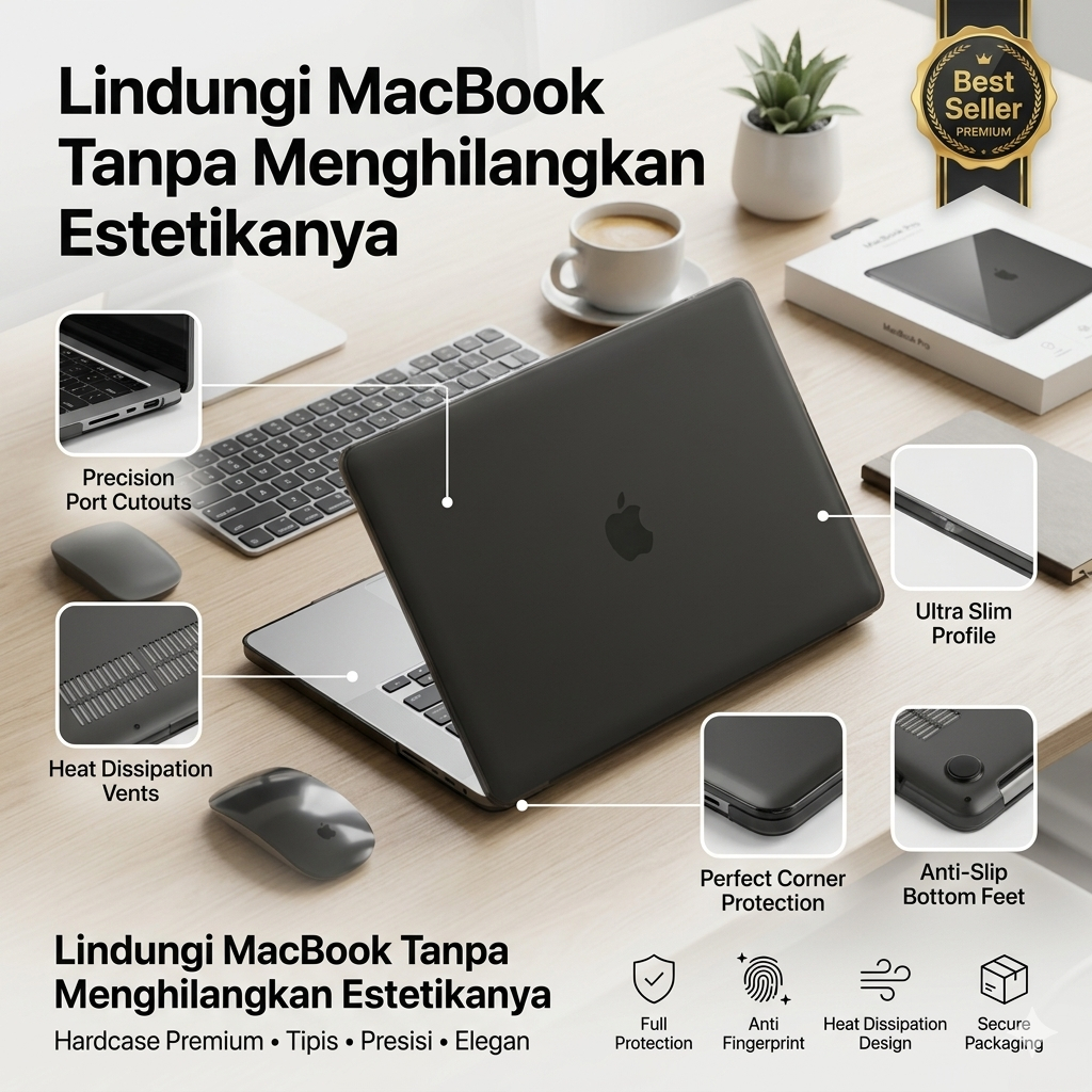 Case Macbook Pro 2010 2011 2012 13 Inch A1278 MBP Cover Casing MacBook