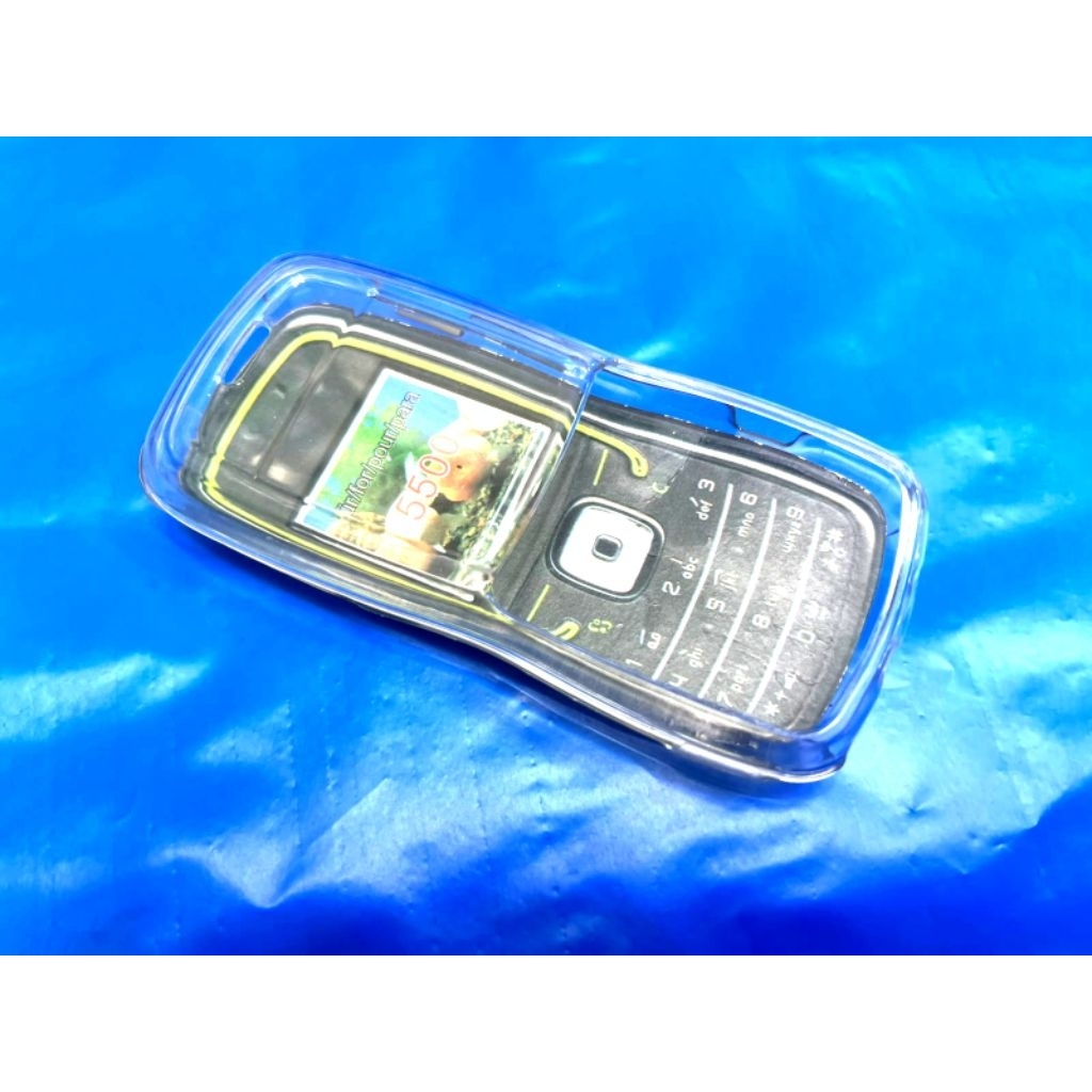Sarung Hardcase Mika  Transparan Nokia 5500