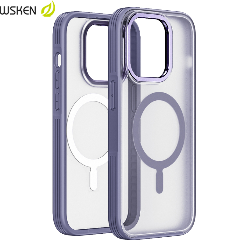 New WSKEN Magnetic Case for iPhone 14 Pro Max Premium Translucent Shockproof Frosted Phone Cover