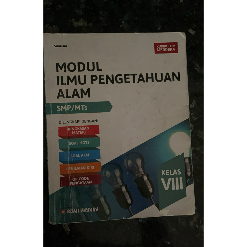 Buku SMP Kelas 8 | Modul IPA Bumi Aksara Kurikulum Merdeka