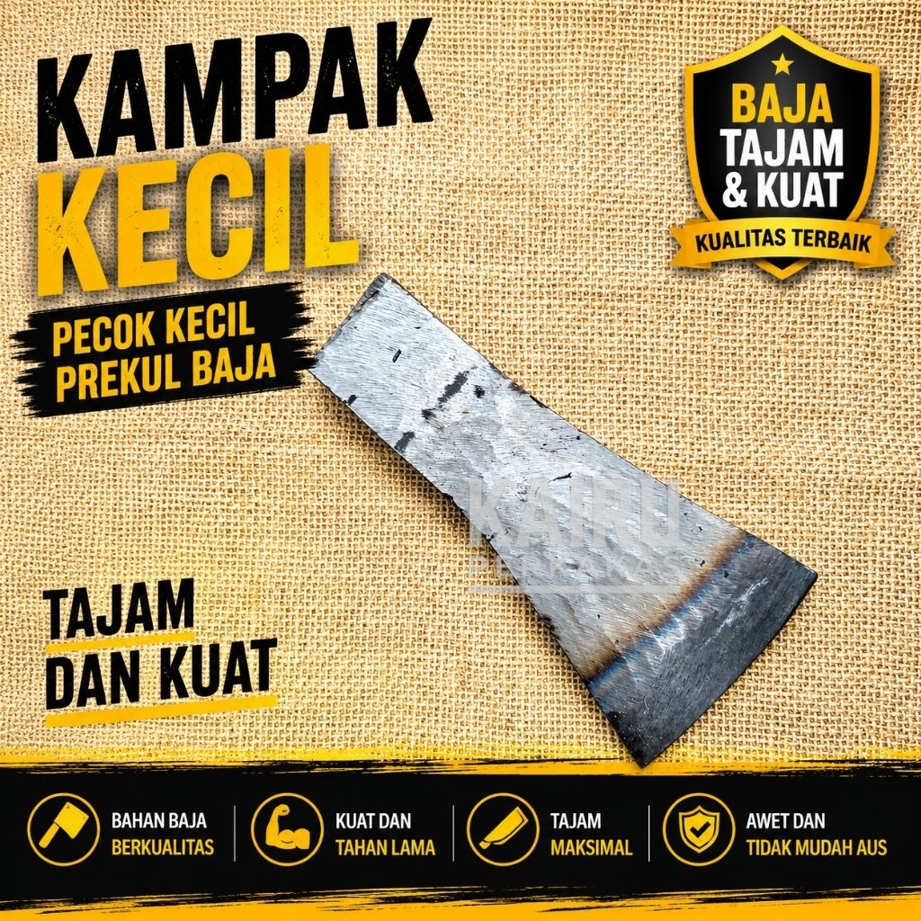 Kapak Kecil Pecok Kecil Prekul Baja Per Awet Tajamnya dan Kuat