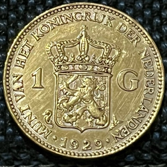 KOIN WILHELMINA KONINGIN DER NEDERLANDEN 1929