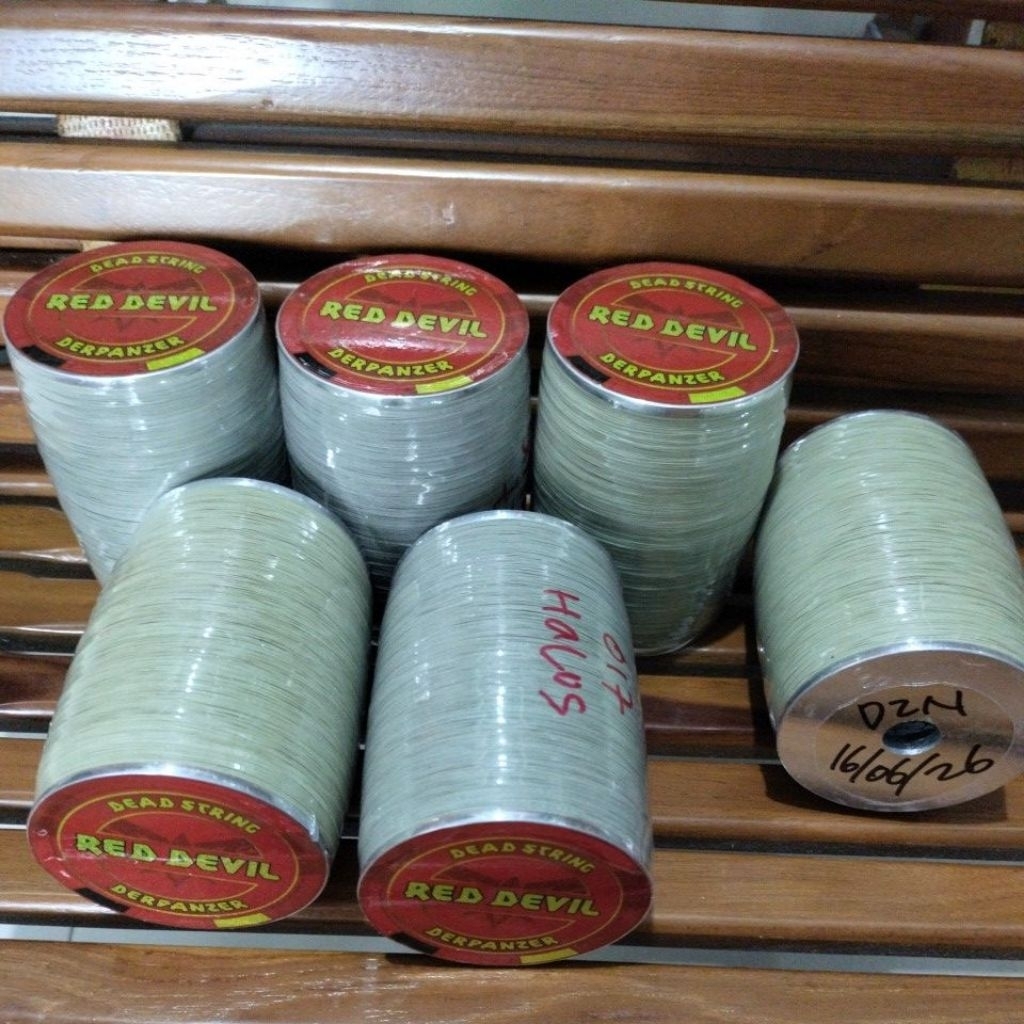 gelasan matot red devil 6000 yard by derpanzer dgn size 017 bahan green monster tekstur halus