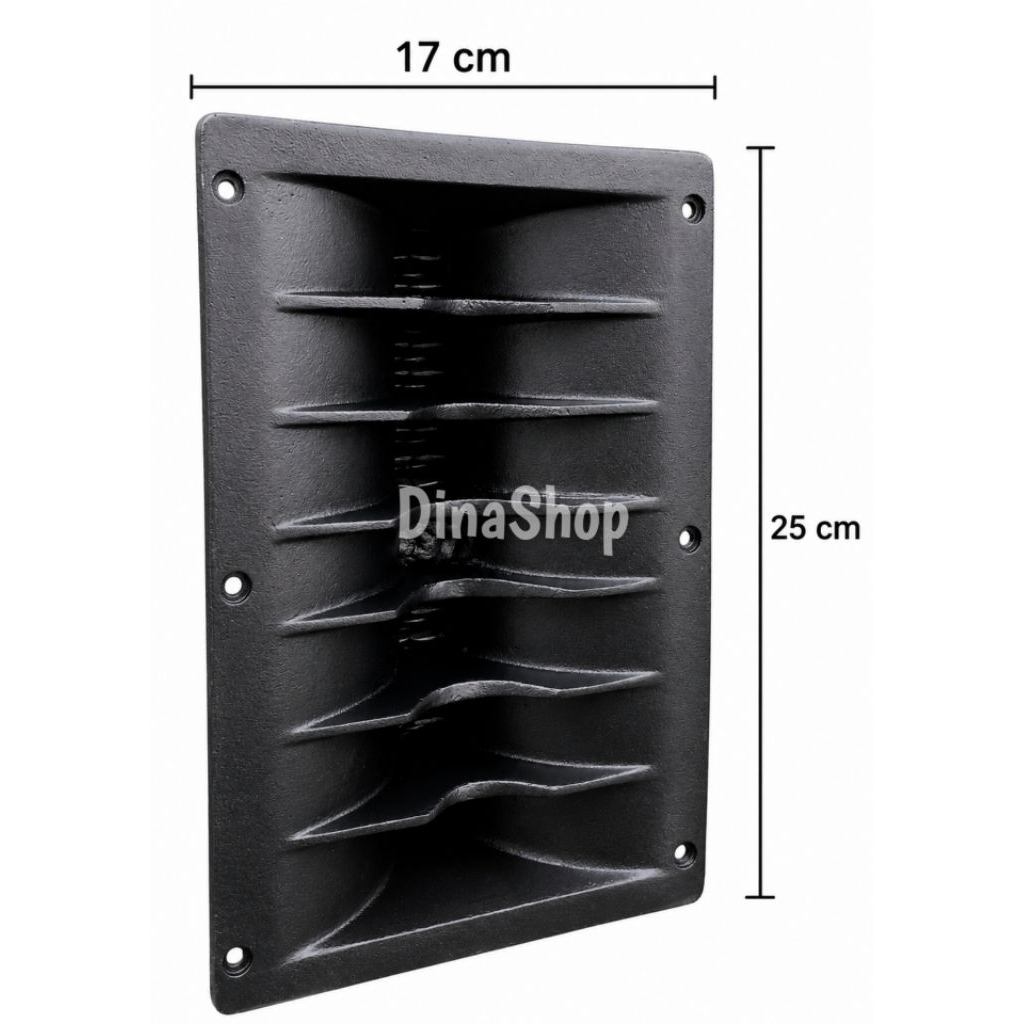 Horn Tweeter Hiu Double 17x25 Bahan Alumunium Cor