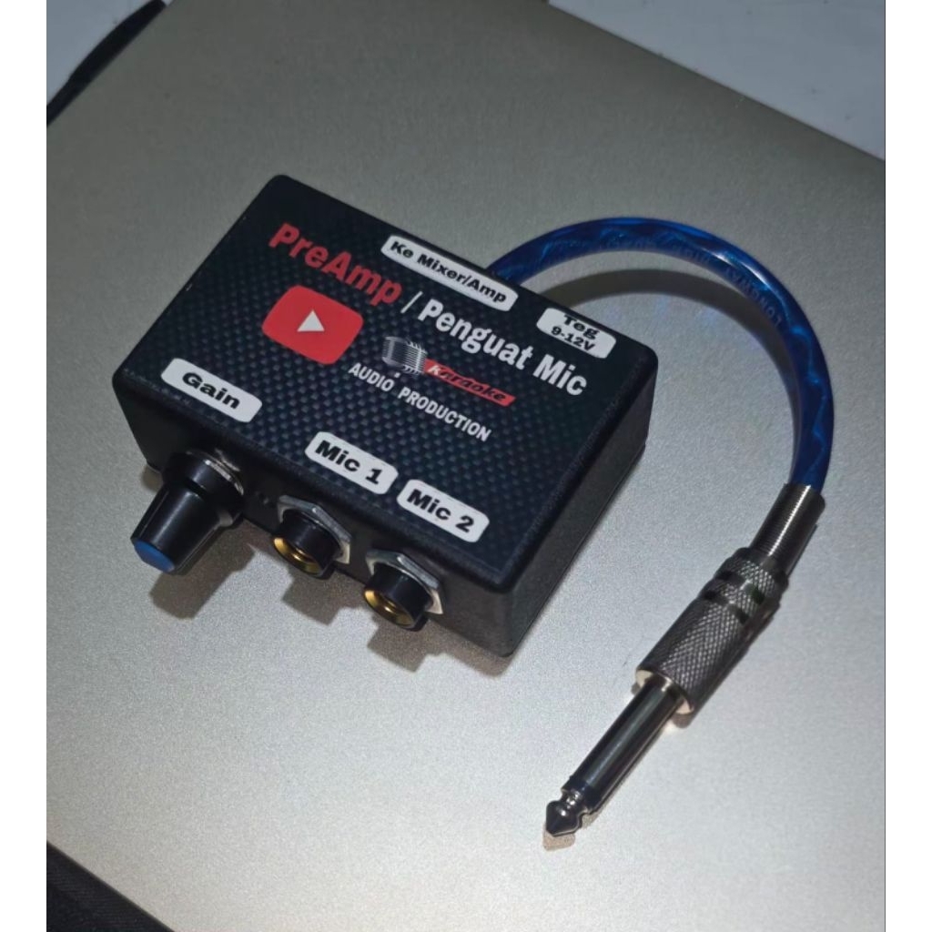 Penguat mic Dynamic Converter suara pelan/lemah menjadi peka atau jelas