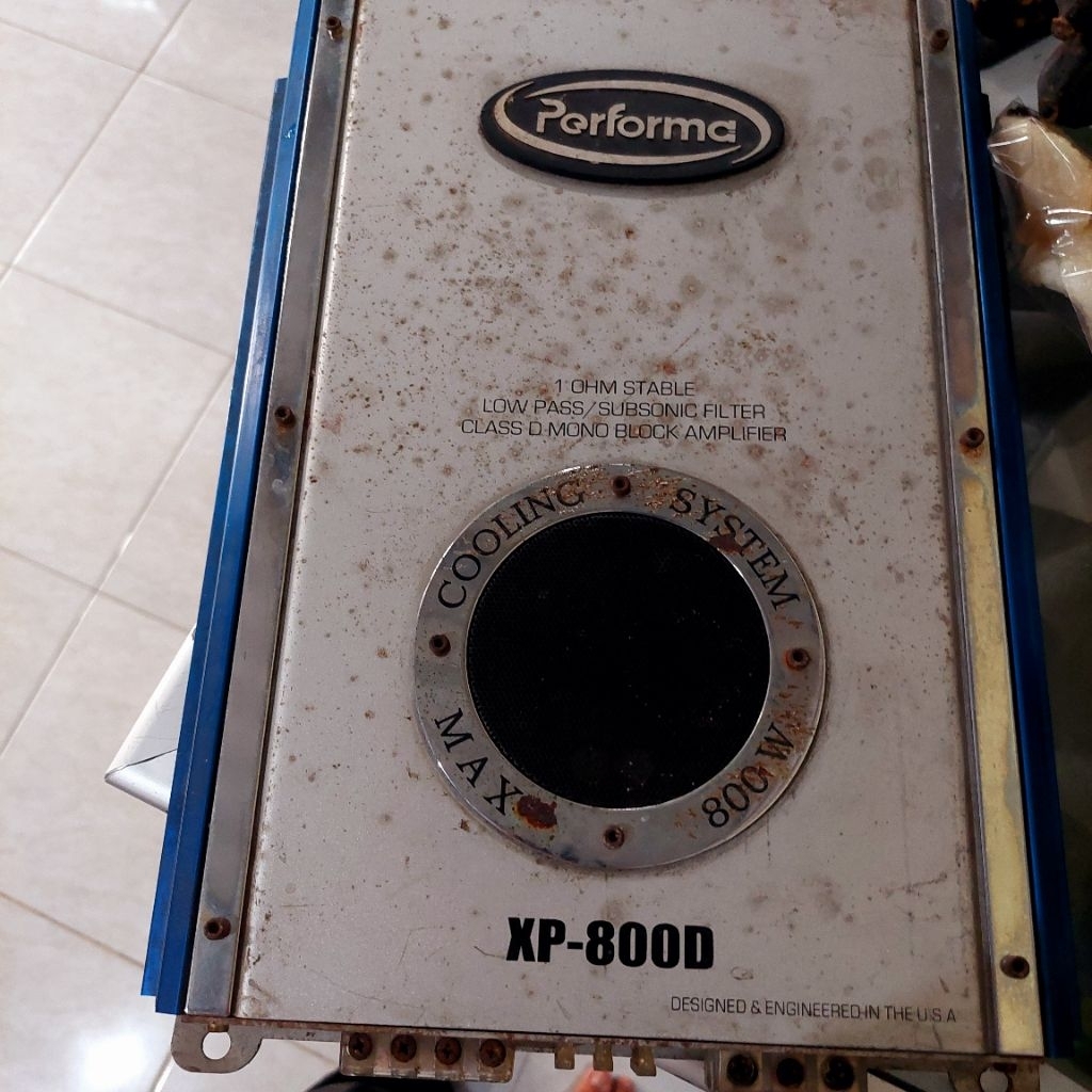 power monoblock performa 800w class D