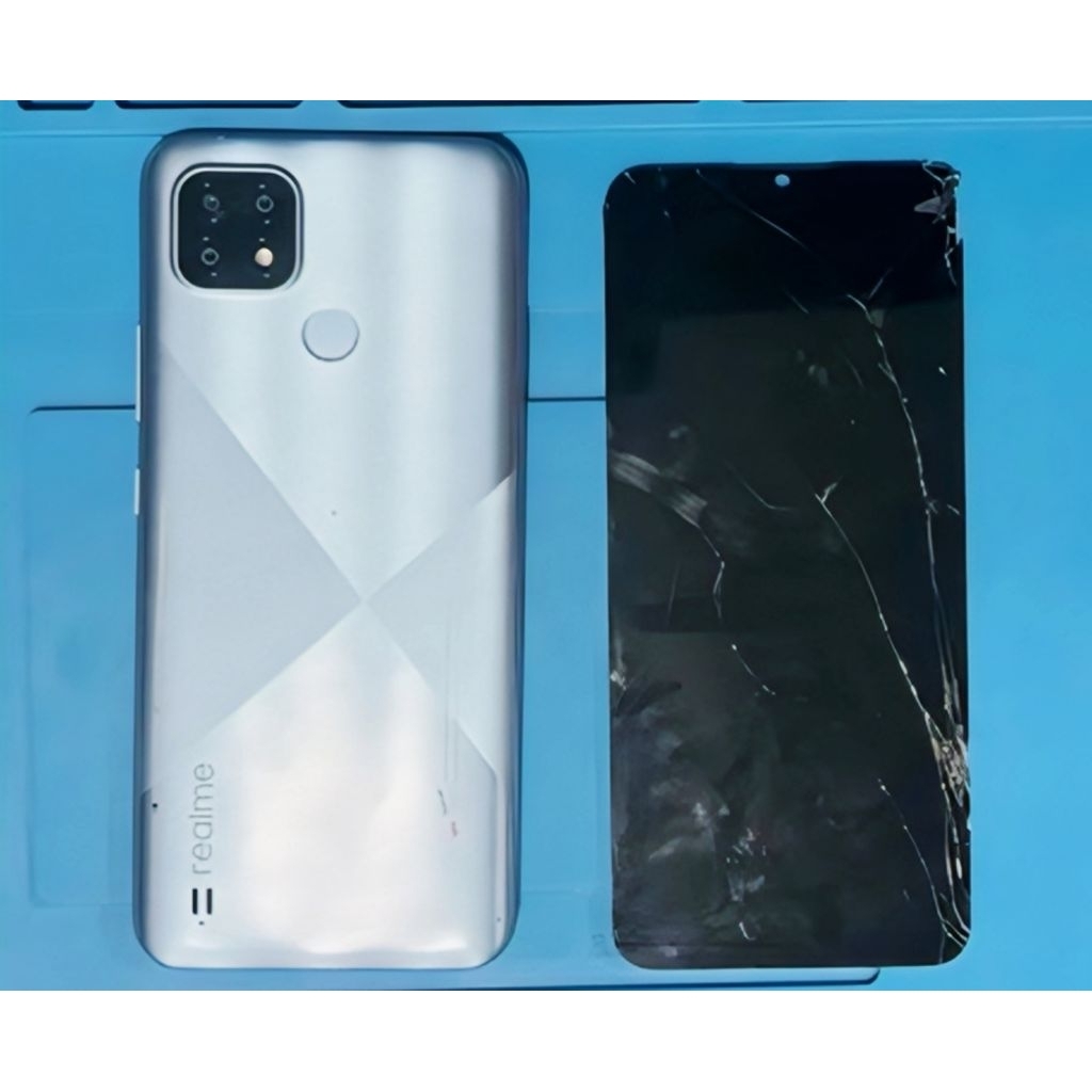 Mesin realme c21y mesin normal minus lcd