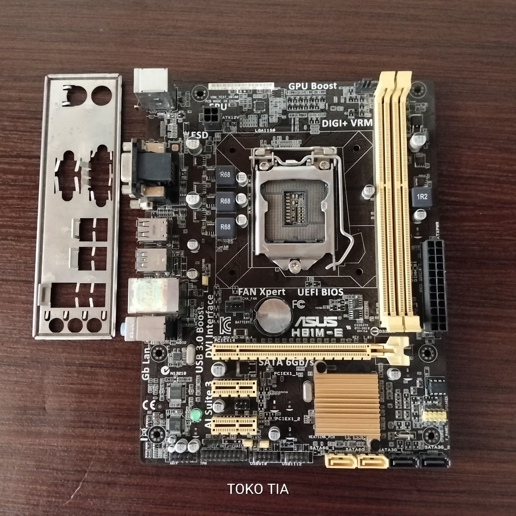 Motherboard Intel soket 1150 haswel gen 4 Asus Gigabyte MSI Biostar Foxconn
