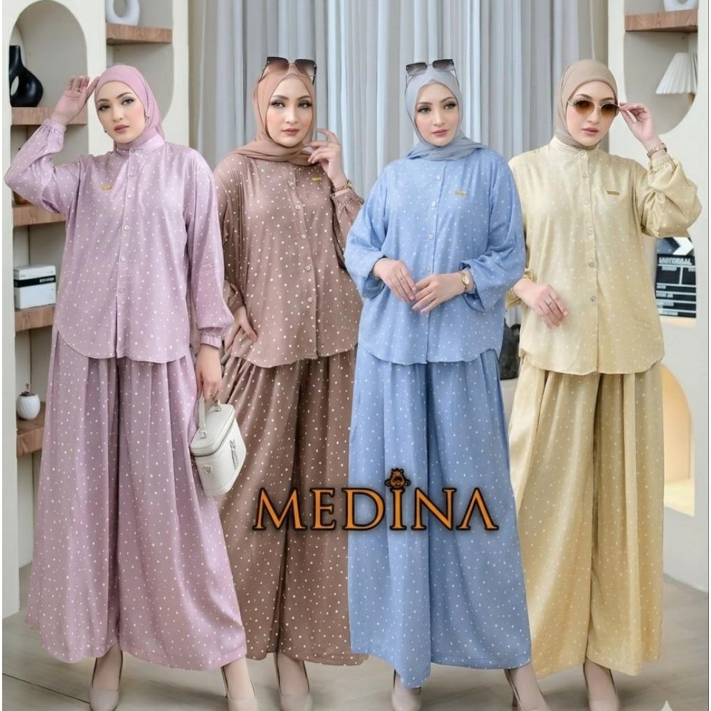 ONE SET KULOT NAGITA NEW BY MEDINA MAHARAJAA