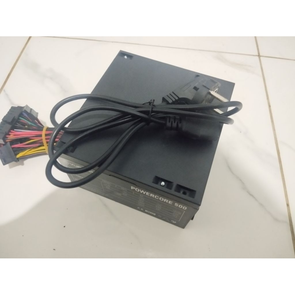 power supply PSU komputer 500W Normal Second