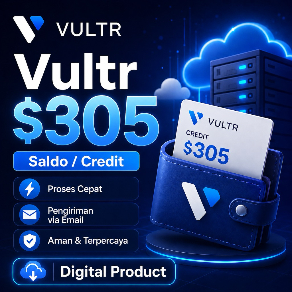Vultr Cloud Credit $305 - Bisa Buat Hingga 10 Instance