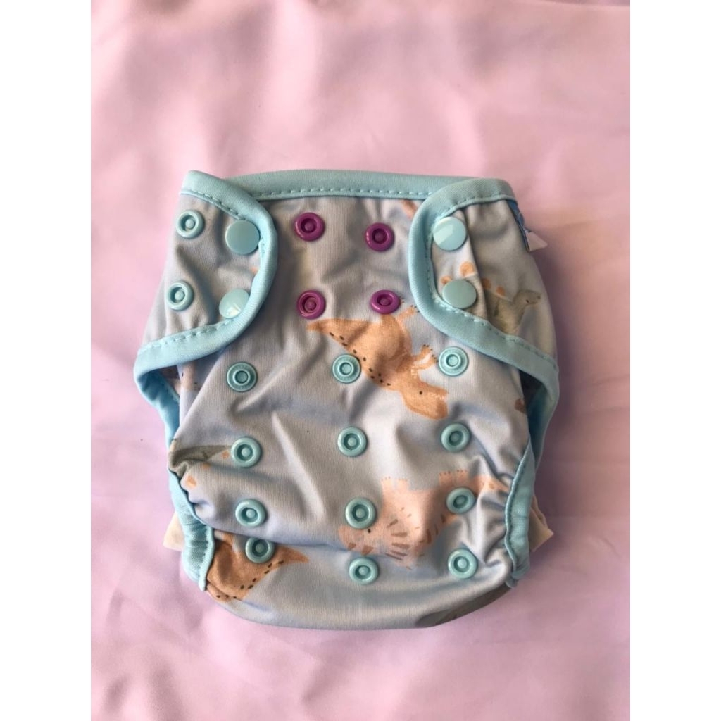 PRELOVED Clodi Sobi Newborn Bamboo Tiny (Dino) Sepaket