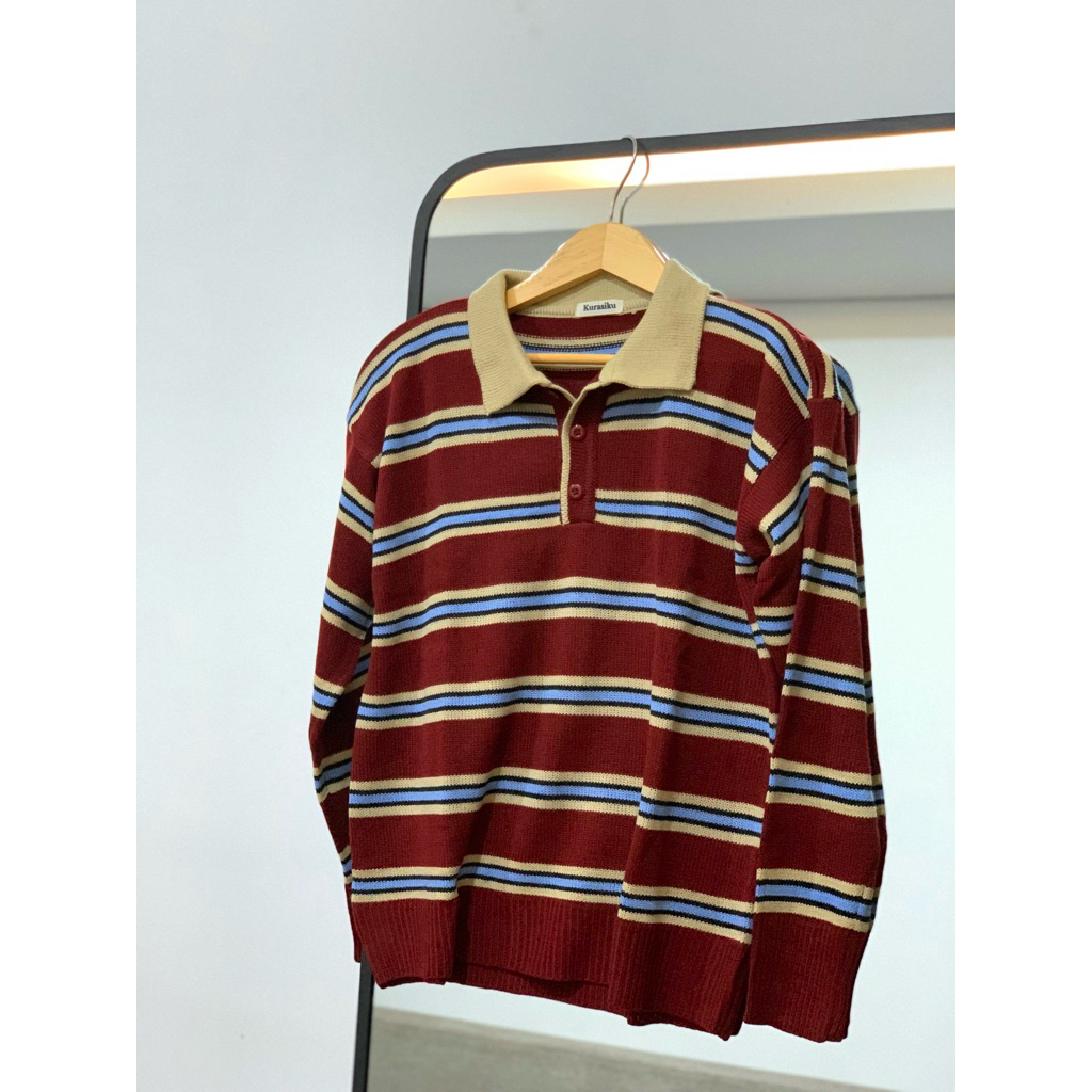 Polo Knit Autumn Varsity