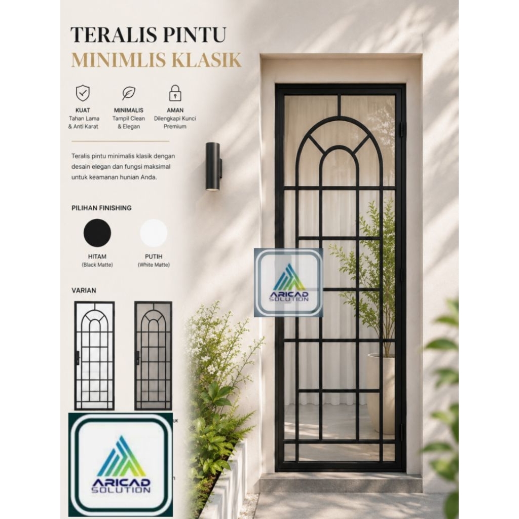 Teralis Pintu Minimalis Klasik