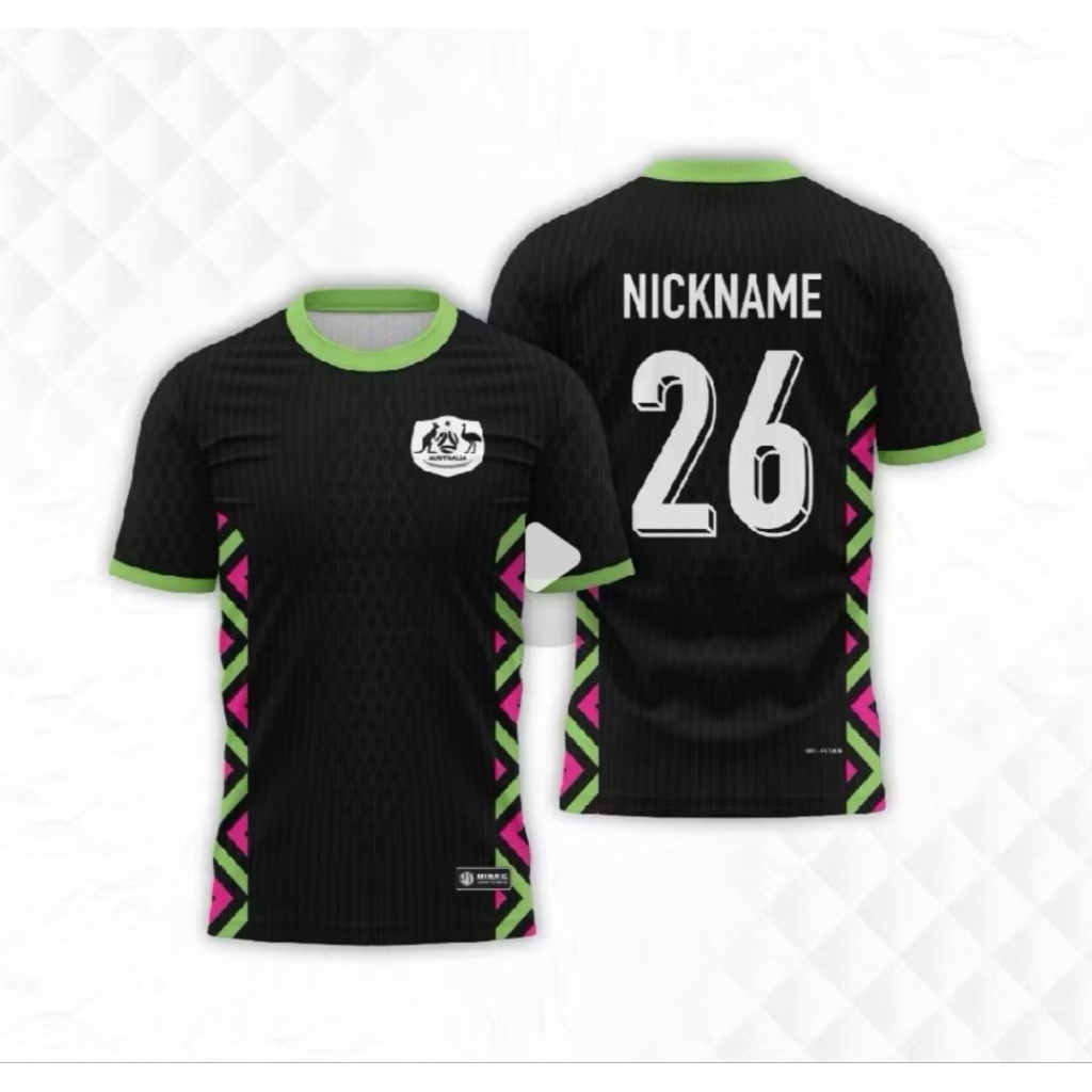 JERSEY TIMNAS AUSTRALIA TERBARU 2026 GRATIS NICKNAME KAOS BOLA