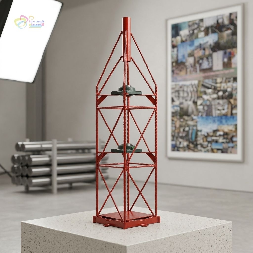 Dudukan rotator tower ancor rotator antena HT antena radio