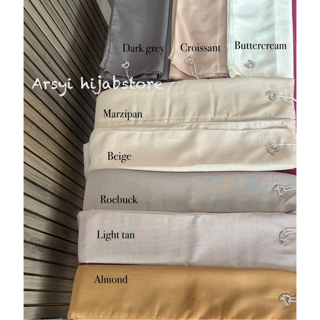 Zytadelia ZD Hijab Segiempat Paris Ultrafine eyelash logo Swarovki