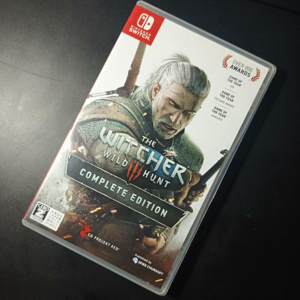 The Witcher 3 Wild Hunt Complete Edition - Nitendo Switch Game Original Preloved Second