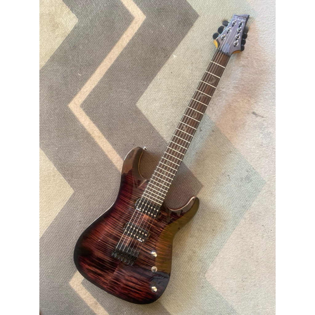 gitar schecter 7string