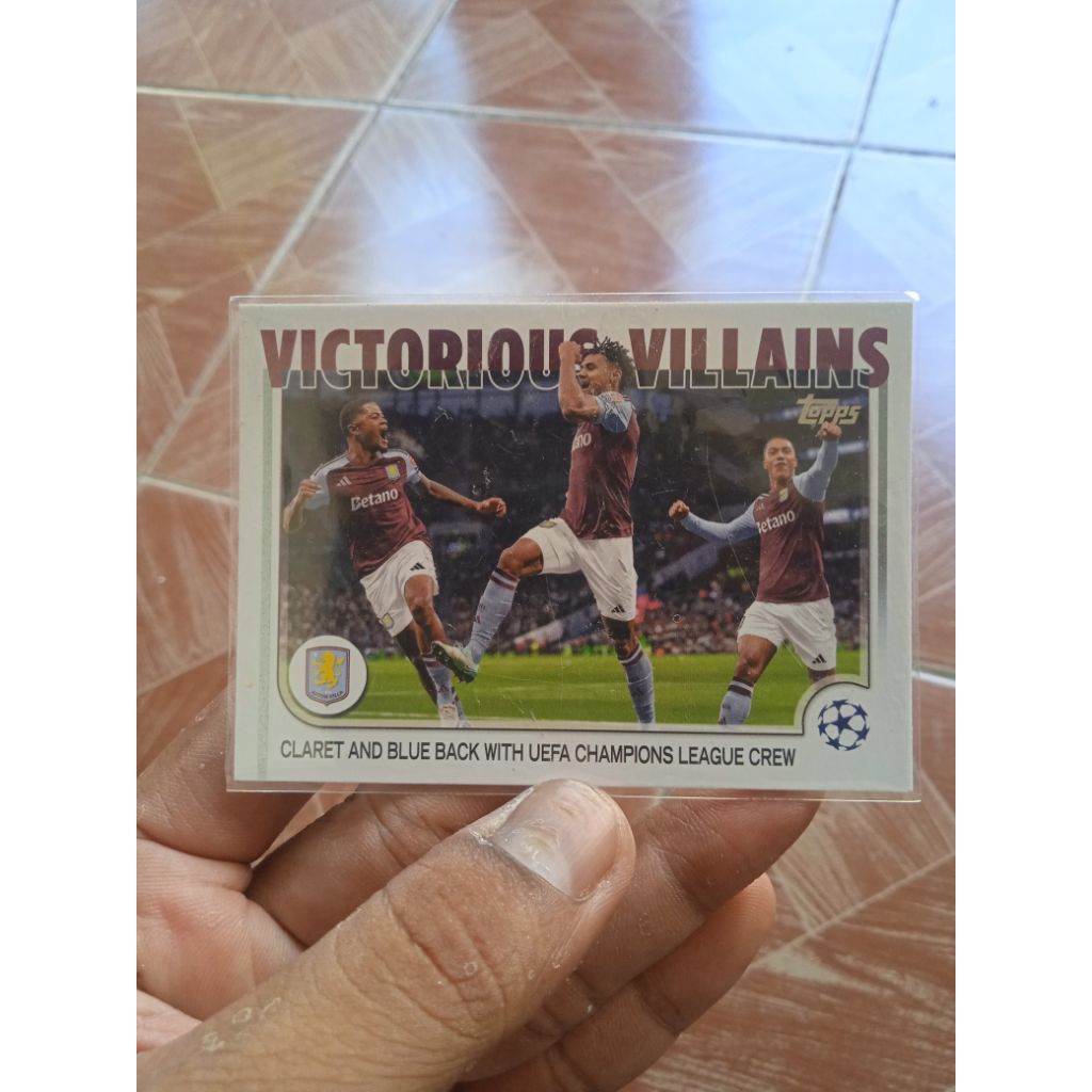 Kartu Topps Aston Villa