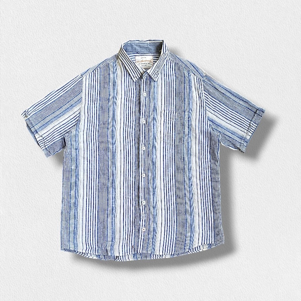 Oxford Shirt Stripe One Pocket