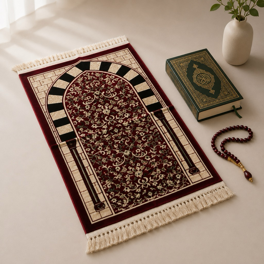 Sajadah karpet raudah empuk dan nyaman sajadah karpet premium tersedia size besar dan midi