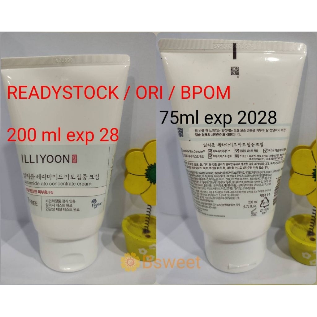 ILLIYOON Ceramide Ato Concentrate Cream 200 ml (BPOM/EXP28)