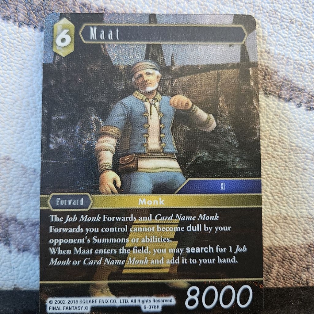 Final Fantasy TCG FFXI Maat R Foil