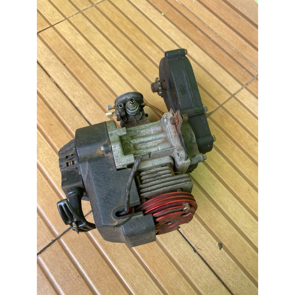 mesin mini trail 50cc 2 tak copotan