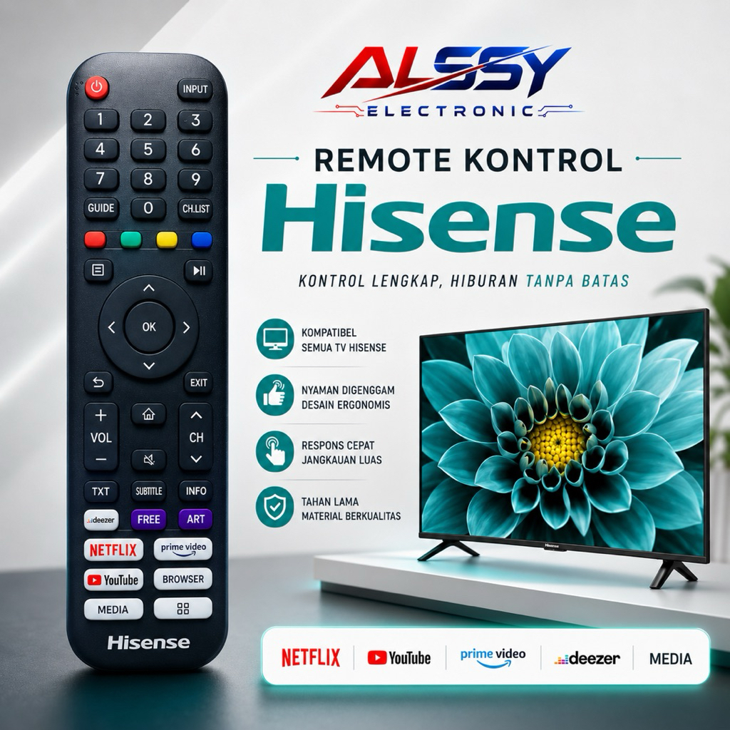 HISENSE remot smart tv android hisense remote led hisense