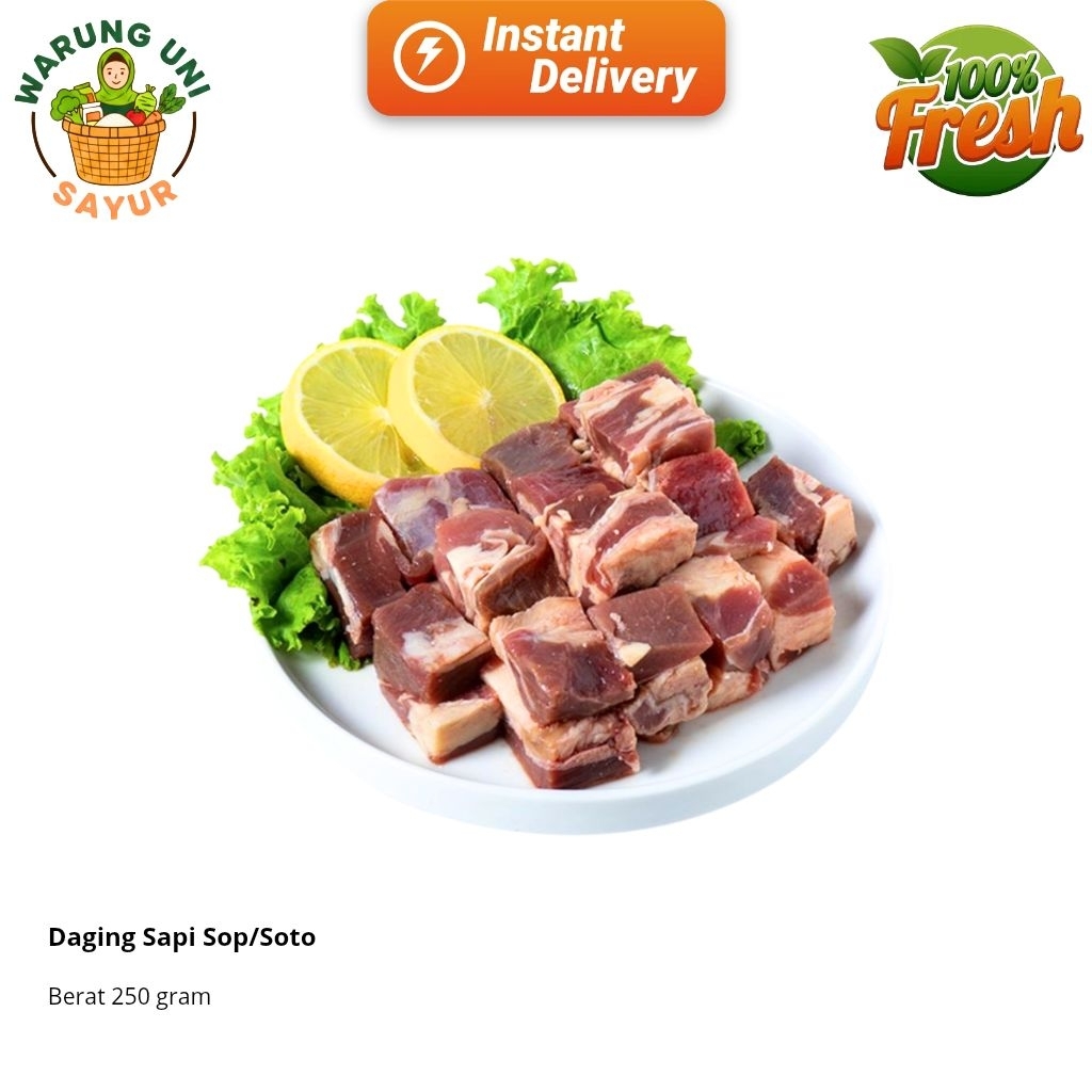 Daging Sapi Sop/Soto (250 gram)
