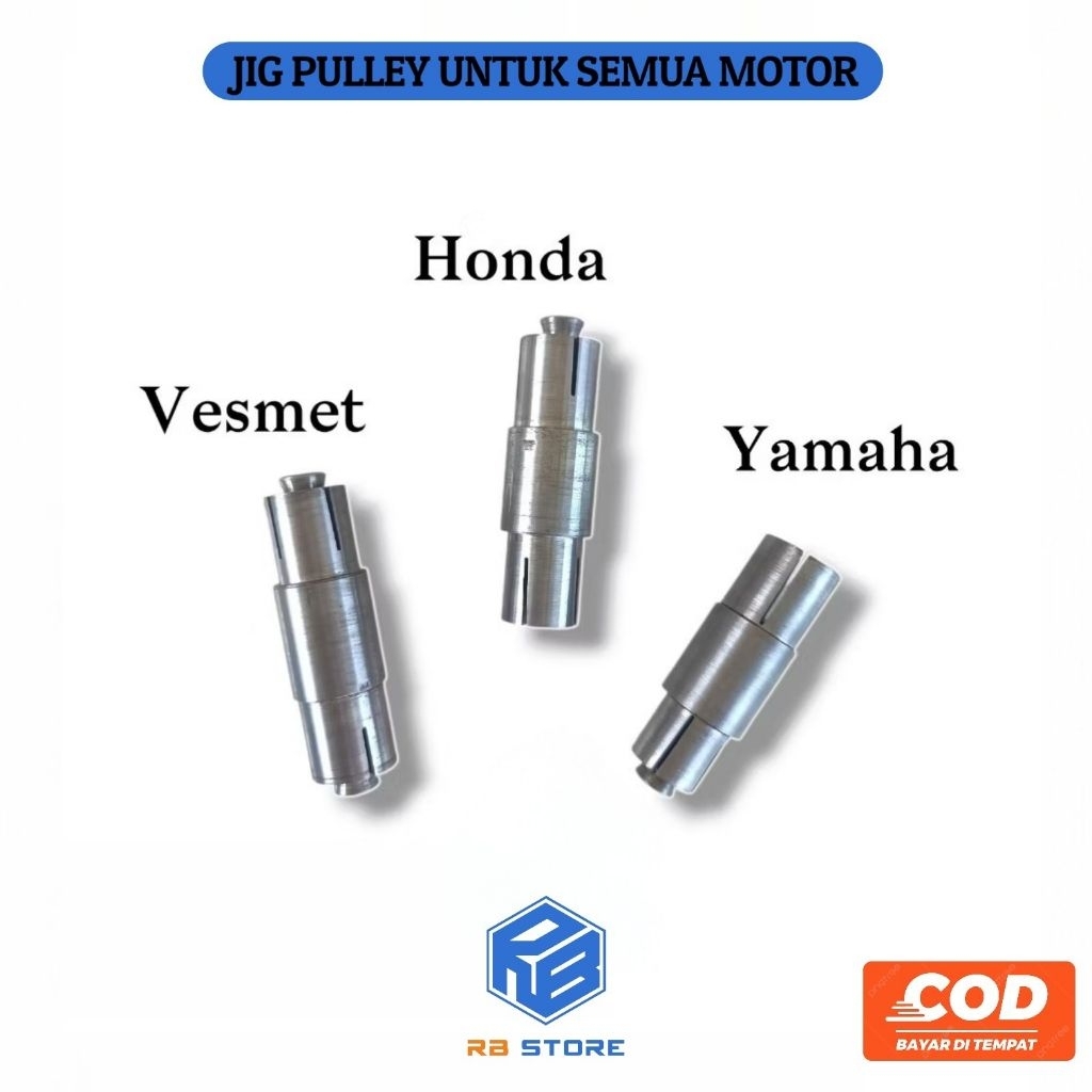 Jig Bubut Pully Motor Matic Presisi | Alat Bantu Mesin Bubut untuk Semua Matic