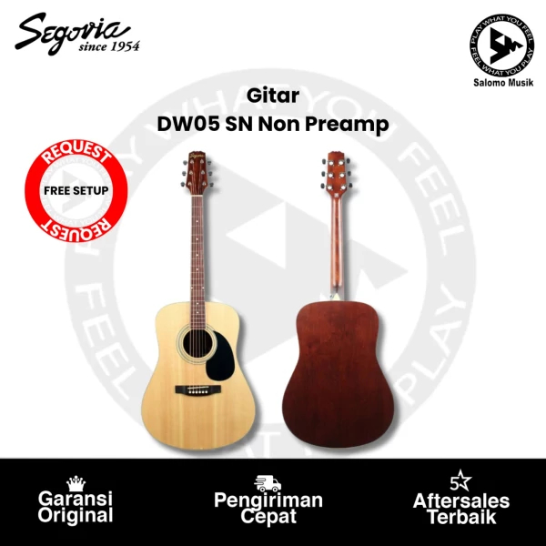 Gitar Akustik Segovia DW05 Satin Natural Original