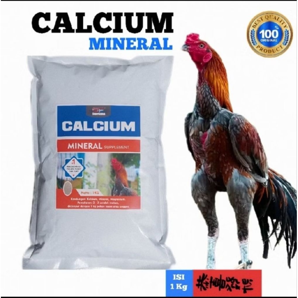 KALSIUM MINERAL AYAM PENGUAT TULANG AYAM LAGA VITAMIN AYAM ADUAN