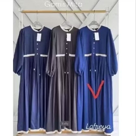 Gamis LFY Lafreya ORIGINAL - Warna Dark Blue