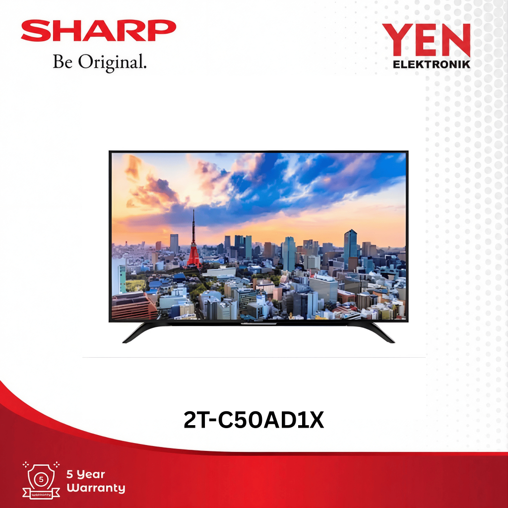 TV SHARP 50" 2TC50AD1X LED FULL HD TV 50 Inchi AQUOS LED Garansi Resmi Sharp