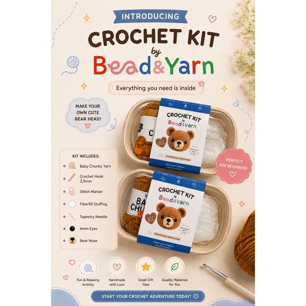 DIY Kit crochet Bear