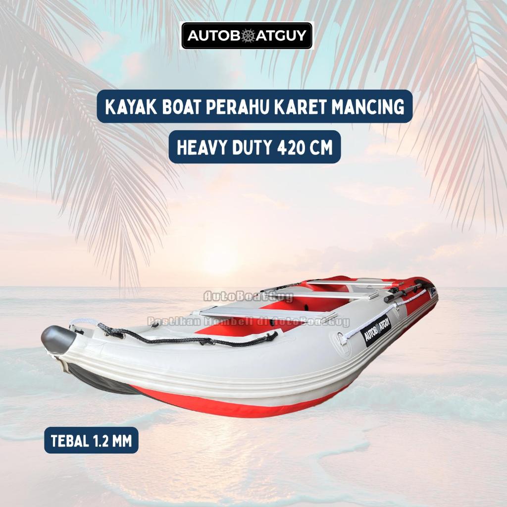 Kayak Boat Perahu Karet Mancing 420 CM by AUTOBOATGUY