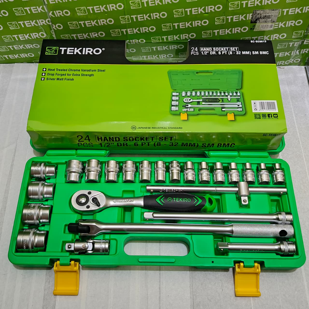 Kunci Sok Tekiro 24 Pcs Set Box Plastik Murah / Kunci 1set lengkap / Kunci t 1 set lengkap