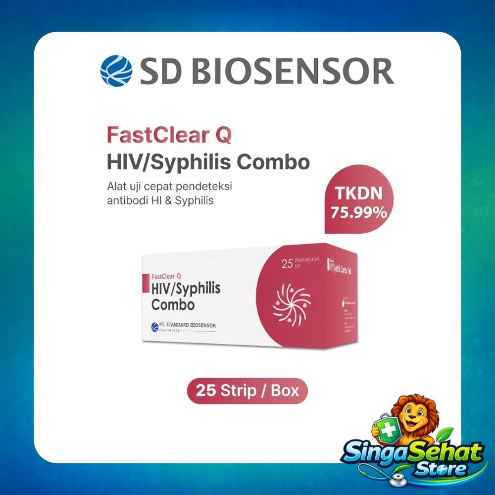 SD Biosensor FastClear Q HIV/Syphilis Combo Rapid Test Kit