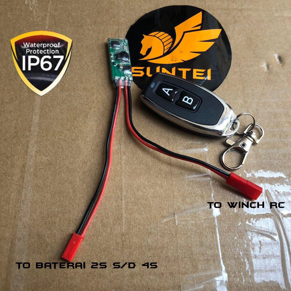 WIRELESS REMOTE WINCH Rc Modul Winch Rc 1/10 Rc Adventure module winch