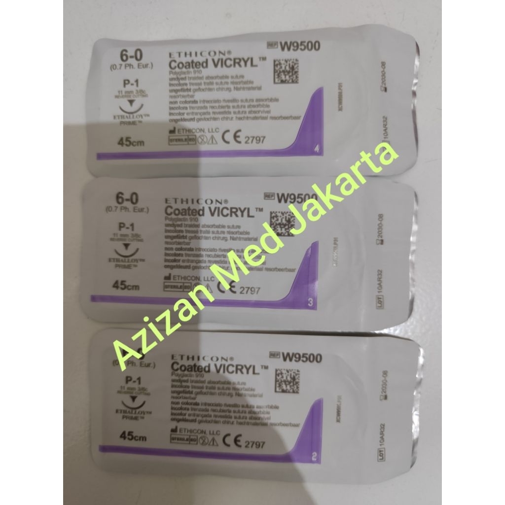 Vicryl 6/0 W9500 harga satuan