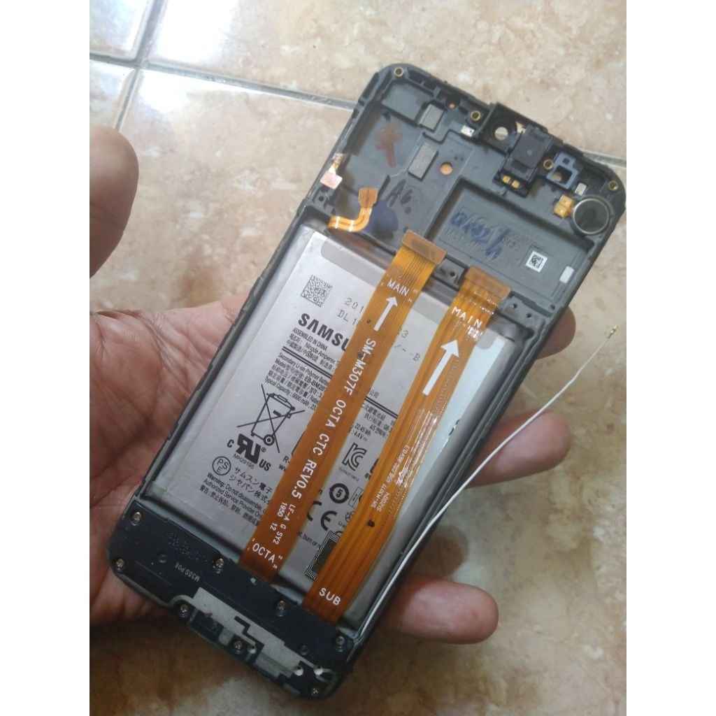 lcd original cabutan Samsung M30 amoled tested