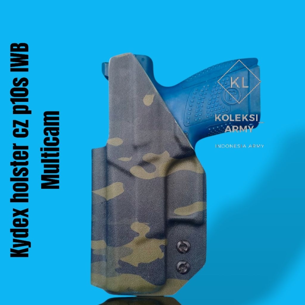 Kydex Holster CZ P10S IWB Multicam Sarung CZ P10 S