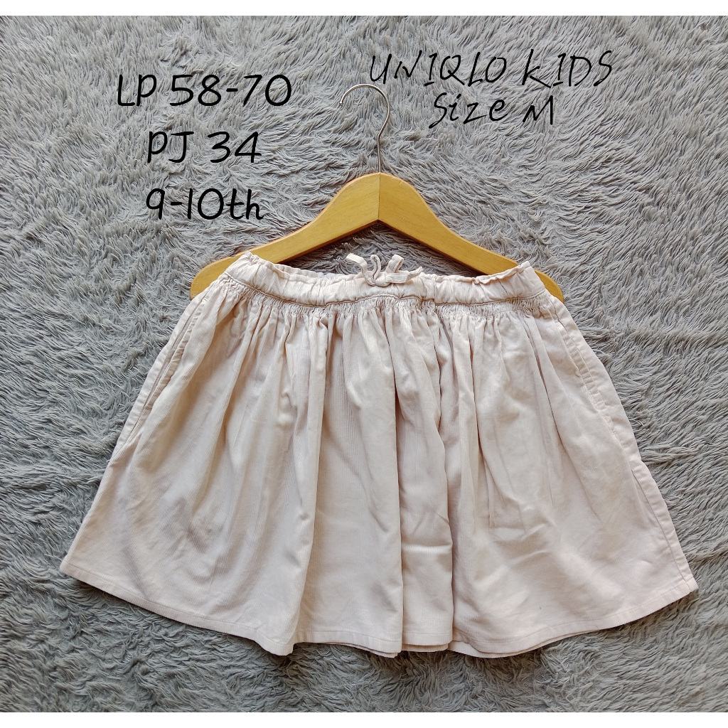 Rok anak corduroy 9-10th UNIQLO KIDS